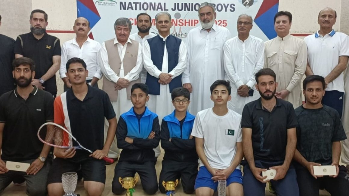 نیشنل جونیئر سکواش چیمپئن شپ پاکستان ایئر فورس کی برتری