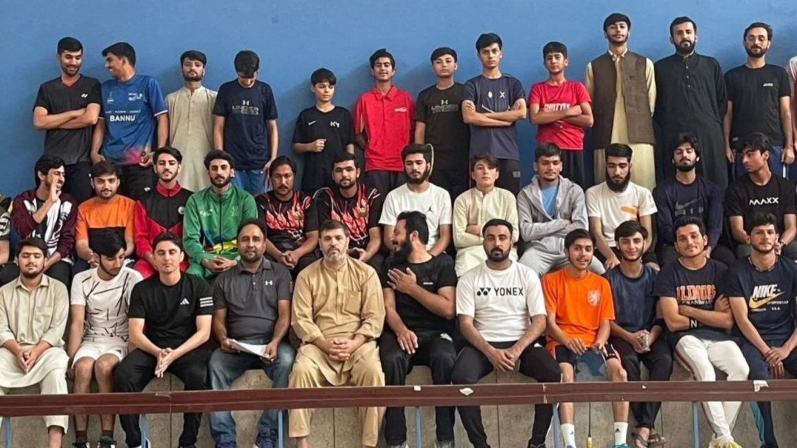 نیشنل بیڈمنٹن چیمپئن شپ، خیبرپختونخوا کھلاڑیوں کااعلان